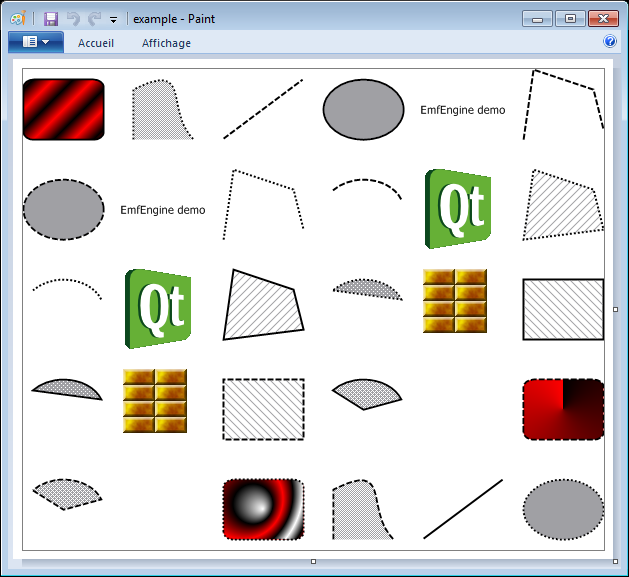 example screenshot