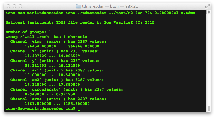 TdmsReader tool